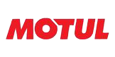 Logo Motul rosso su sfondo trasparente.
